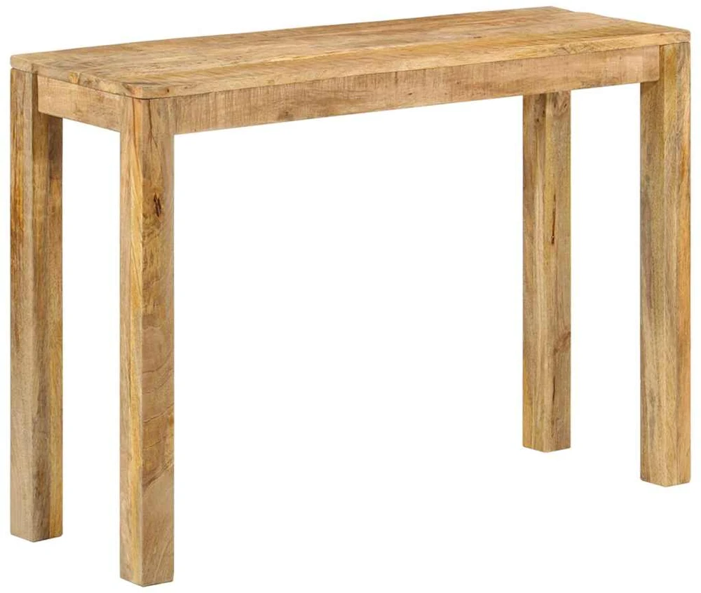 Konsolinis staliukas, 110x35x76cm, neapdorota mango mediena