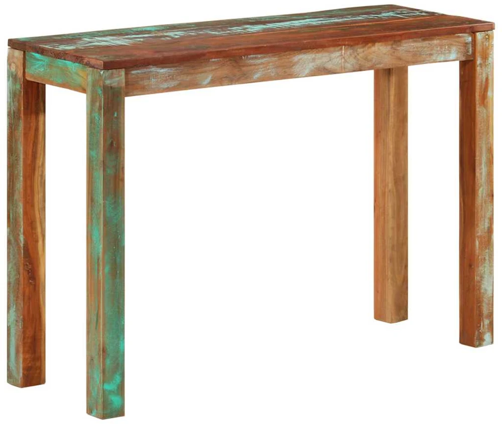 Konsolinis staliukas, 110x35x76cm, perdirbtos medienos masyvas