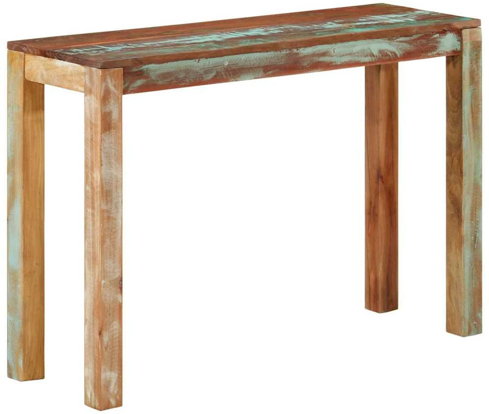 Konsolinis staliukas, 110x35x76cm, perdirbtos medienos masyvas