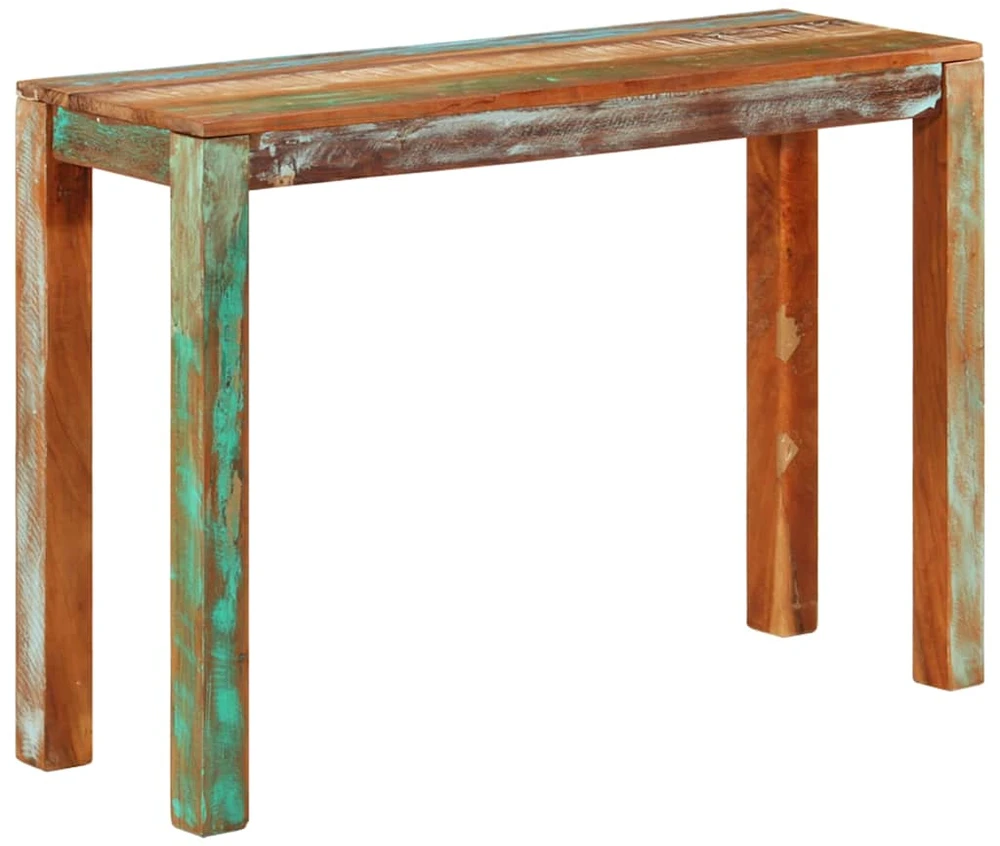 Konsolinis staliukas, 110x35x76cm, perdirbtos medienos masyvas