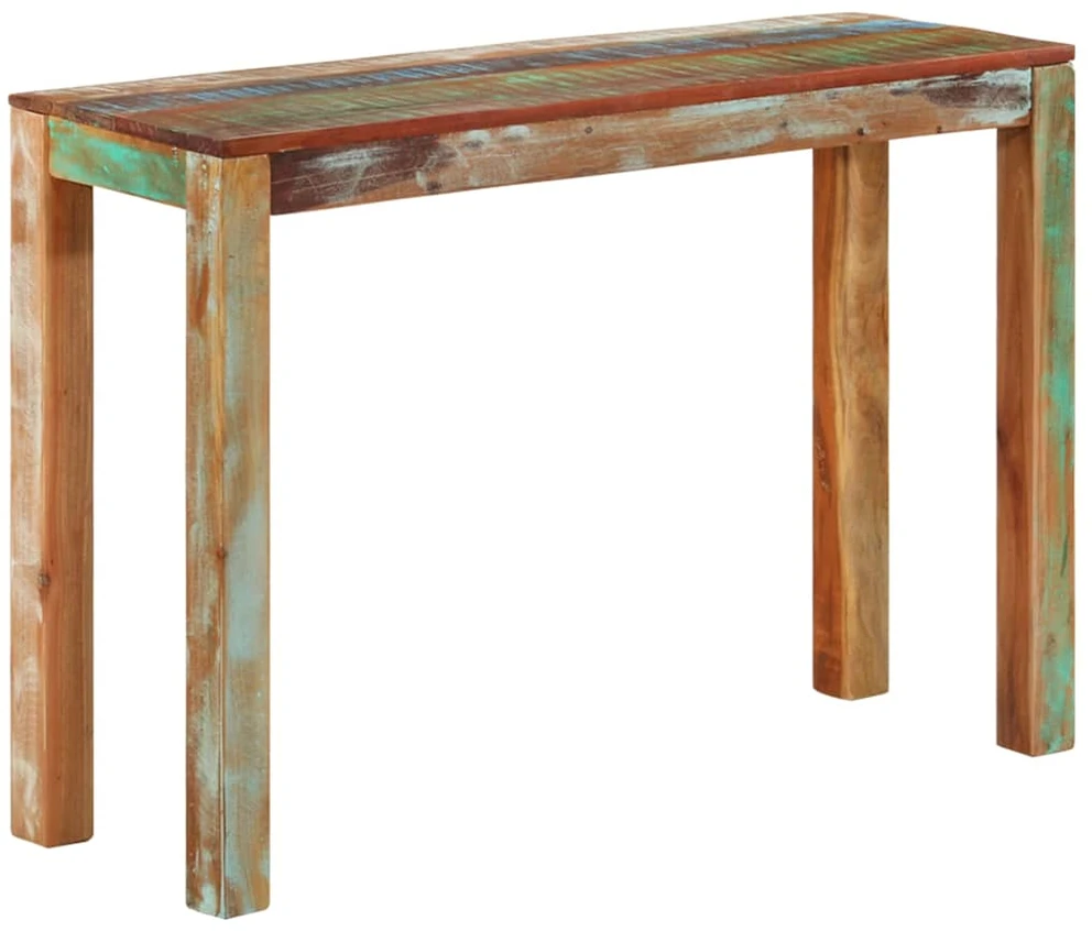 Konsolinis staliukas, 110x35x76cm, perdirbtos medienos masyvas