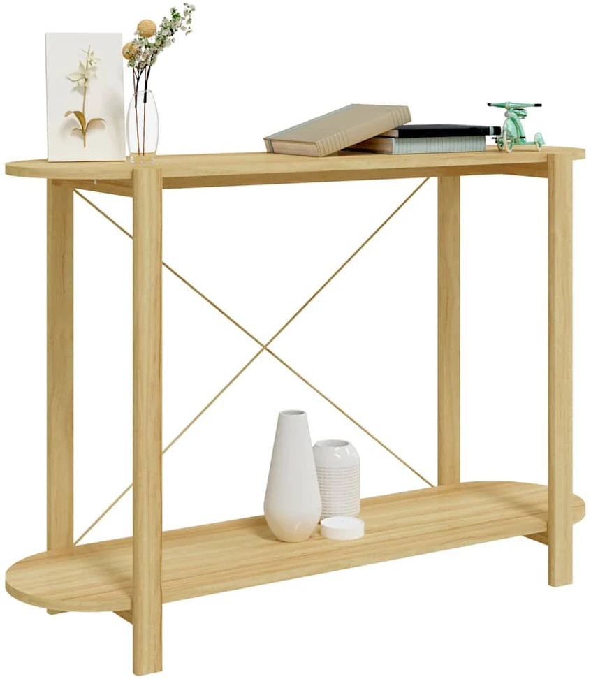 Konsolinis staliukas, 110x38x75cm, apdirbta mediena