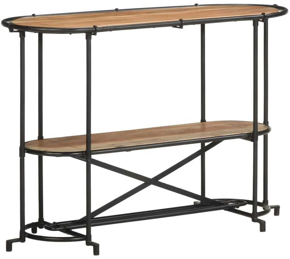 Konsolinis staliukas, 110x42x76cm, akacijos medienos masyvas