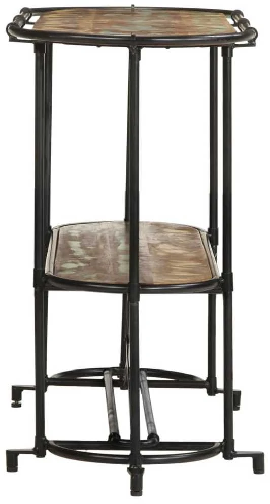 Konsolinis staliukas, 110x42x76cm, perdirbtos medienos masyvas