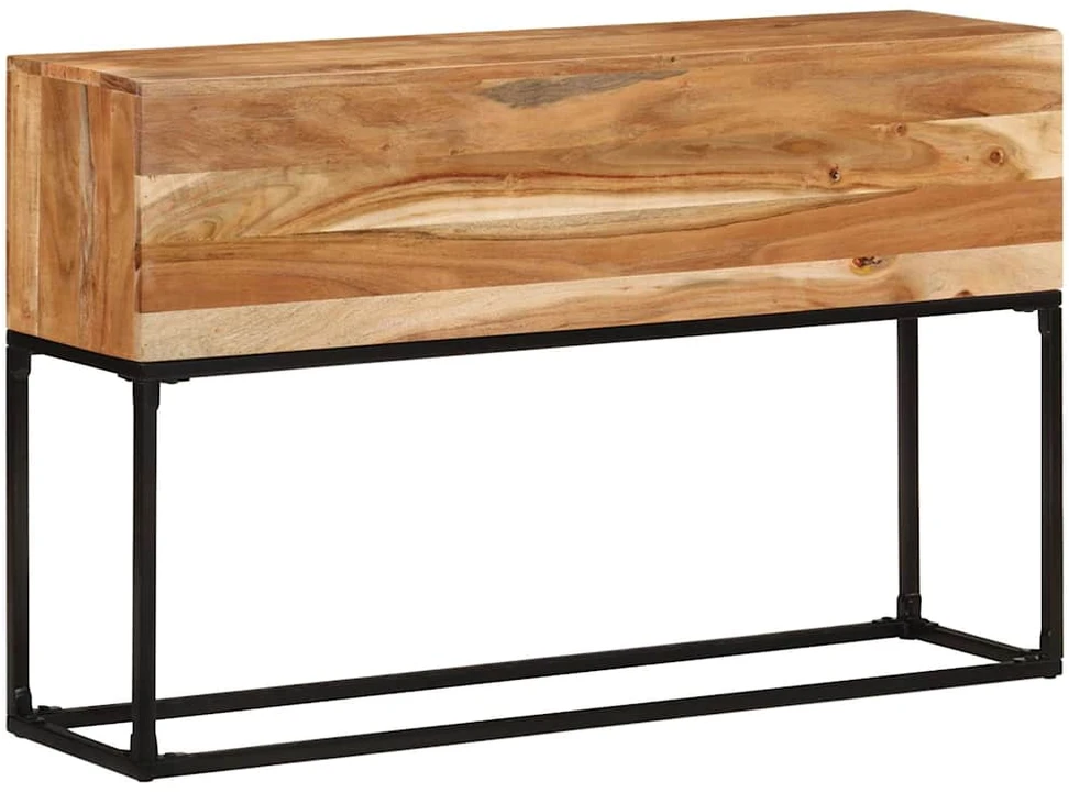 Konsolinis staliukas, 120x30x75 cm, akacijos medienos masyvas