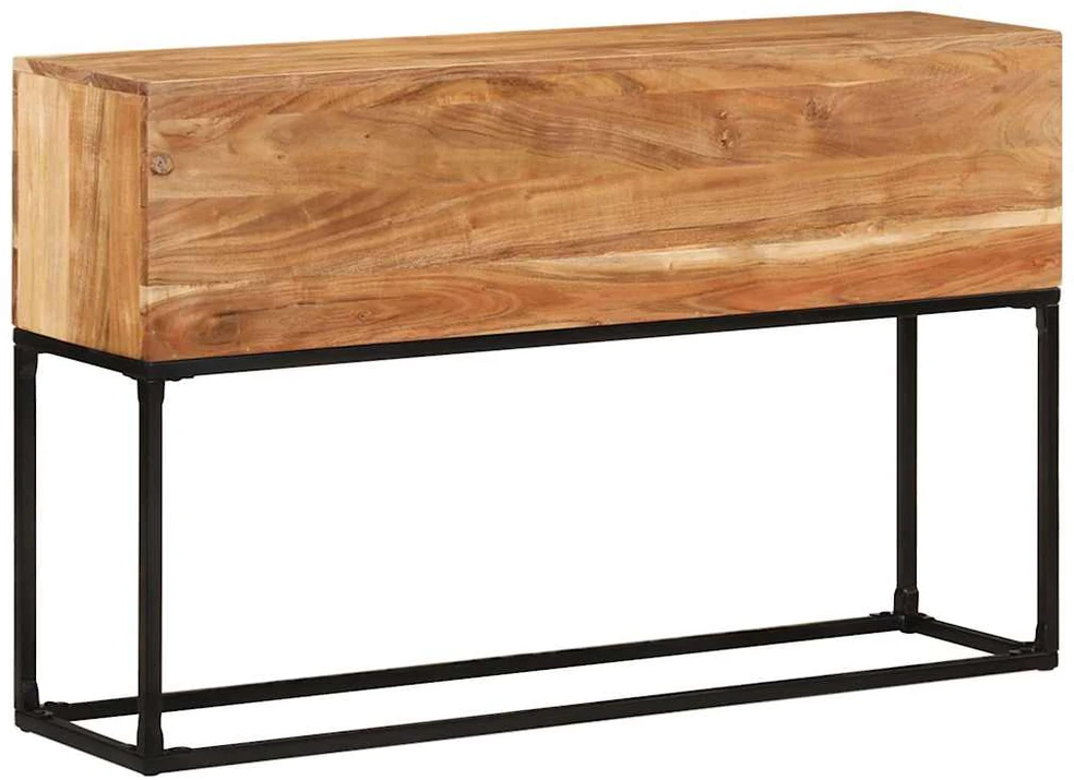 Konsolinis staliukas, 120x30x75 cm, akacijos medienos masyvas