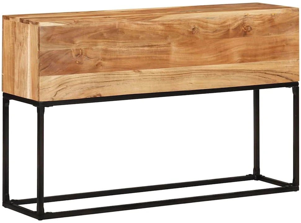 Konsolinis staliukas, 120x30x75 cm, akacijos medienos masyvas