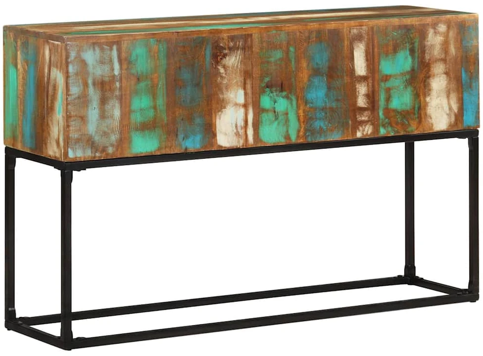Konsolinis staliukas, 120x30x75 cm, perdirbtos medienos masyvas