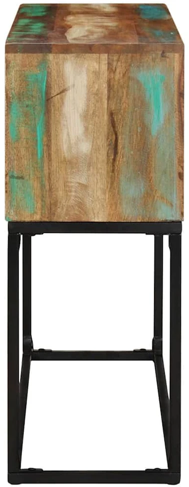 Konsolinis staliukas, 120x30x75 cm, perdirbtos medienos masyvas