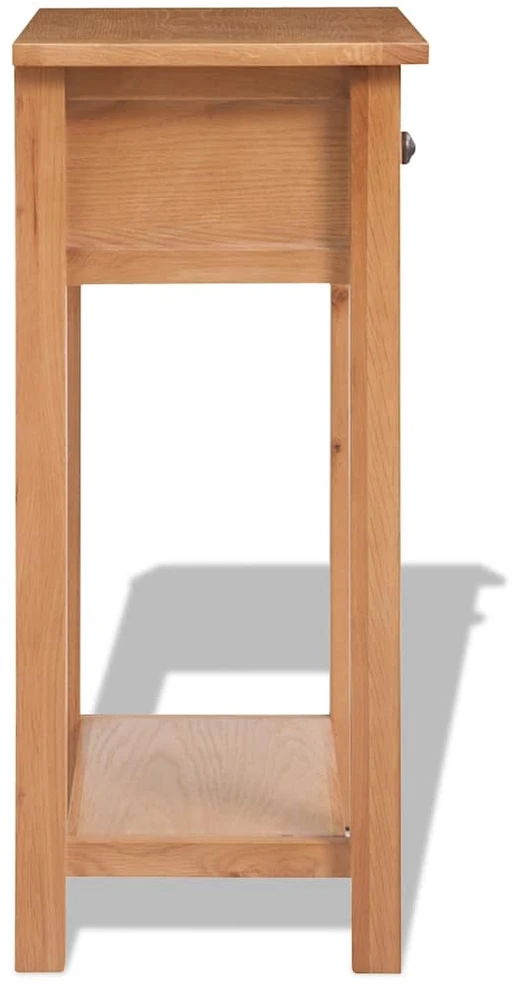 Konsolinis staliukas, 50x32x75cm, ąžuolo medienos masyvas