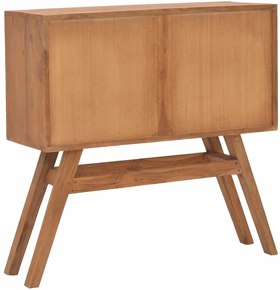 Konsolinis staliukas, 80x30x80cm, tikmedžio medienos masyvas