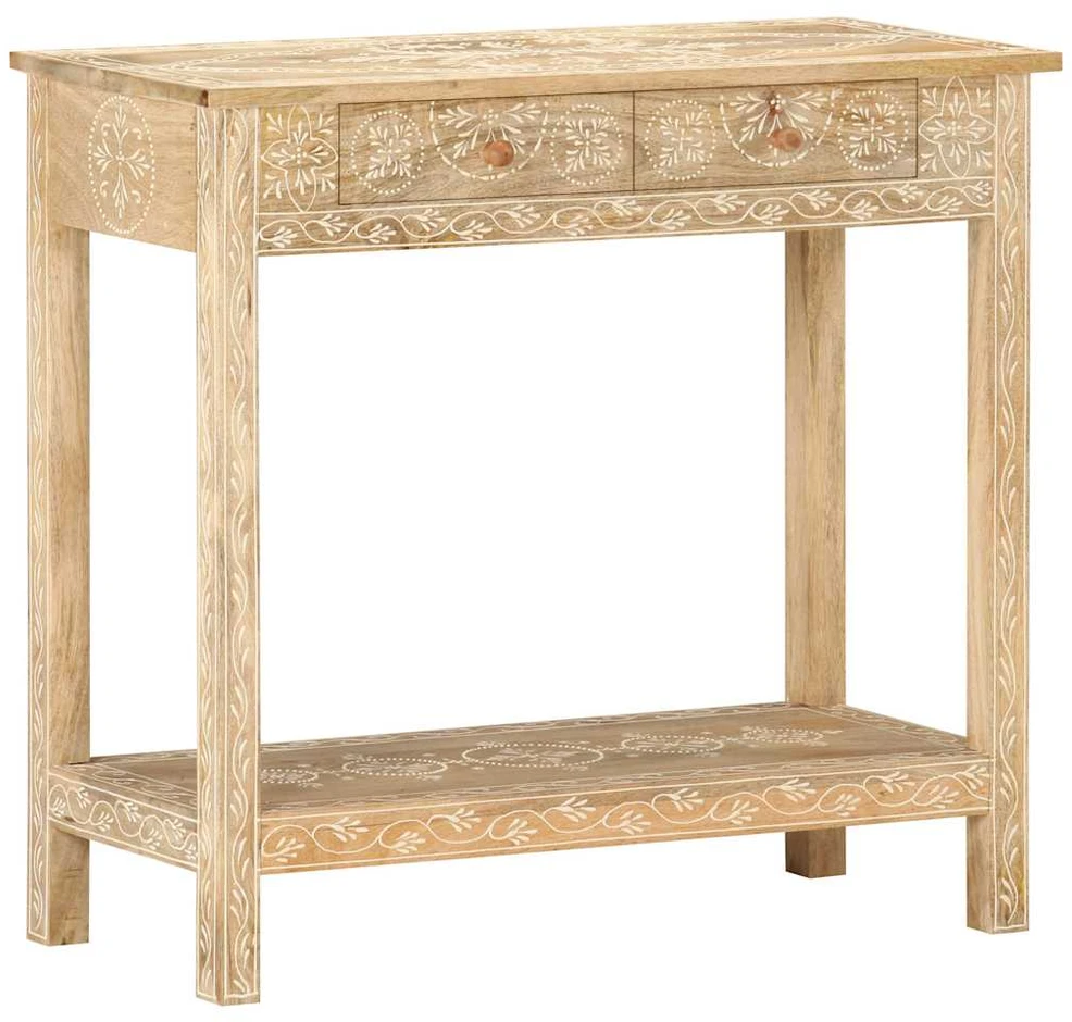 Konsolinis staliukas, 80x35x74cm, mango medienos masyvas