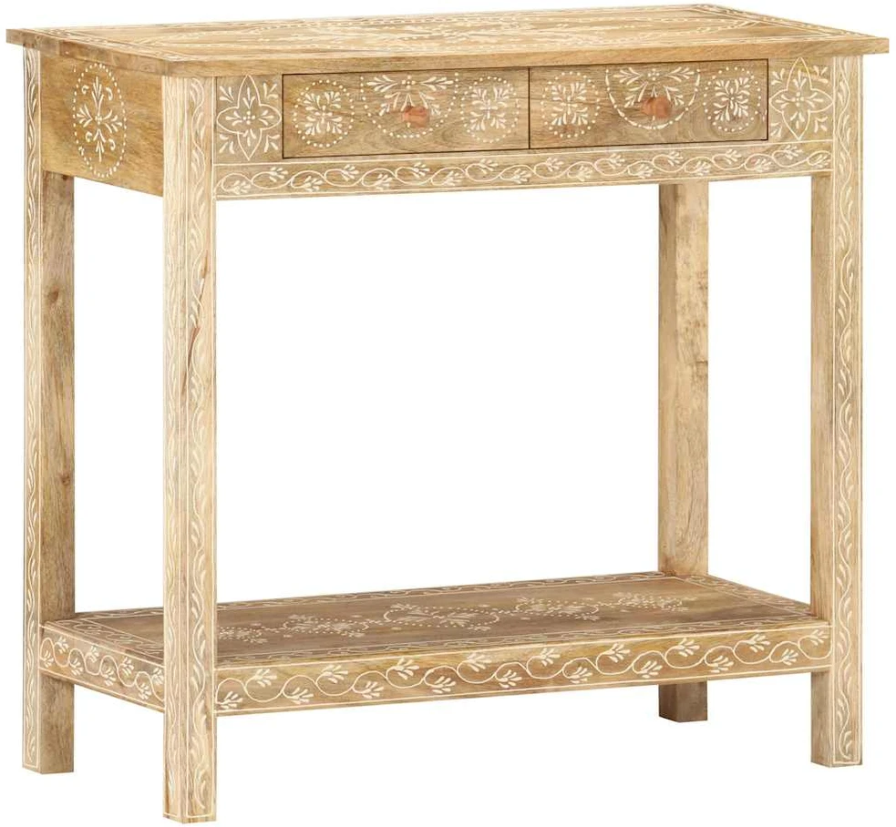 Konsolinis staliukas, 80x35x74cm, mango medienos masyvas