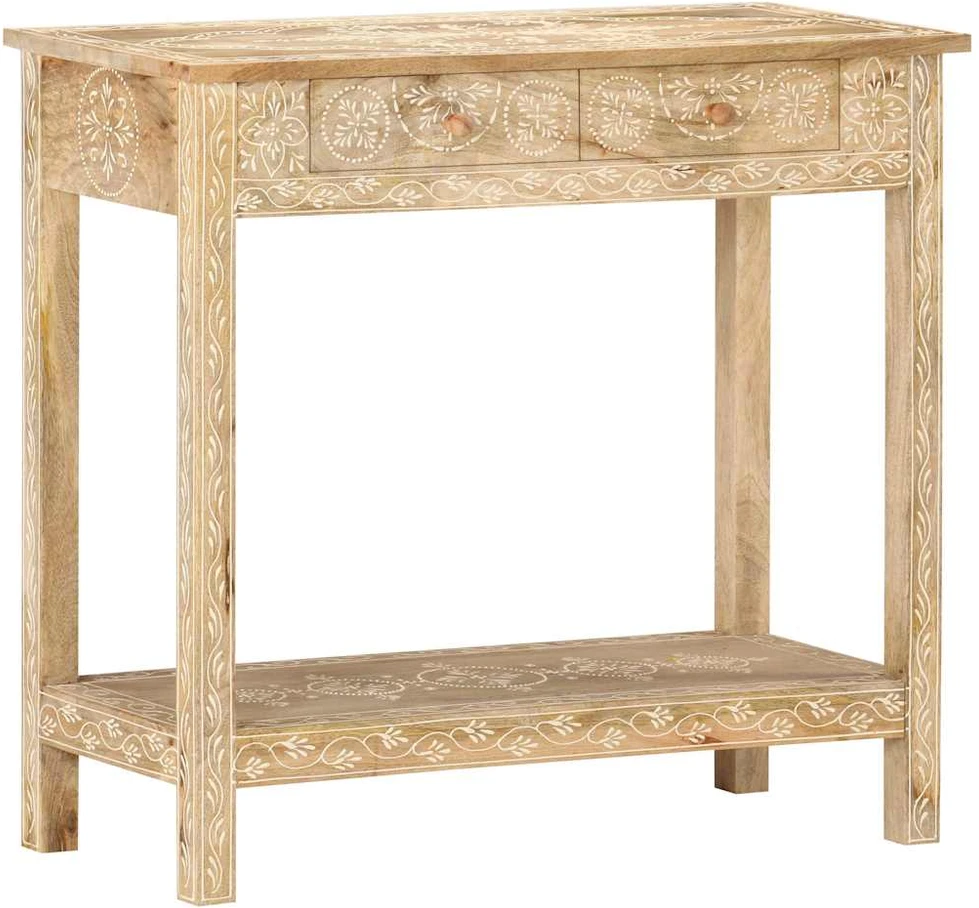 Konsolinis staliukas, 80x35x74cm, mango medienos masyvas