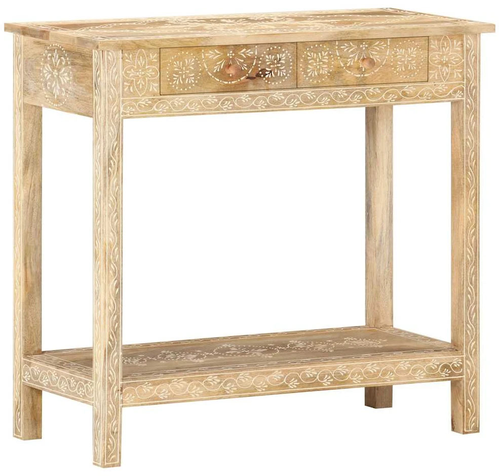 Konsolinis staliukas, 80x35x74cm, mango medienos masyvas
