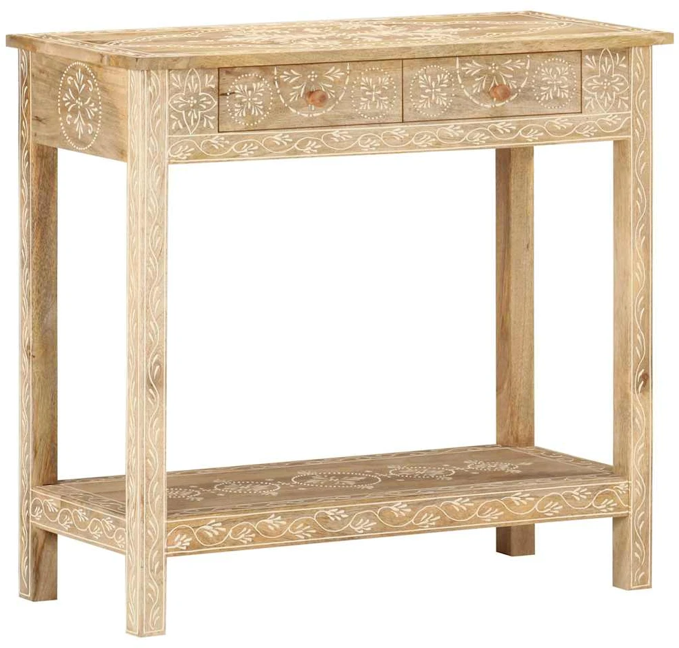 Konsolinis staliukas, 80x35x74cm, mango medienos masyvas