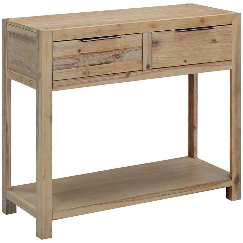 Konsolinis staliukas, 82x33x73 cm, akacijos medienos masyvas