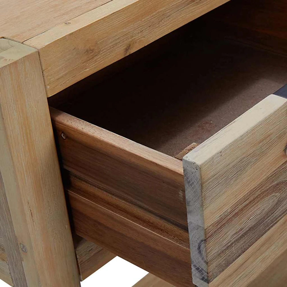 Konsolinis staliukas, 82x33x73 cm, akacijos medienos masyvas