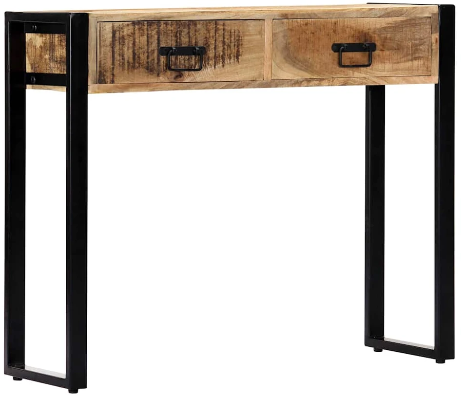 Konsolinis staliukas, 90x30x75 cm, mango medienos masyvas