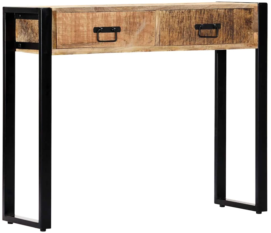 Konsolinis staliukas, 90x30x75 cm, mango medienos masyvas