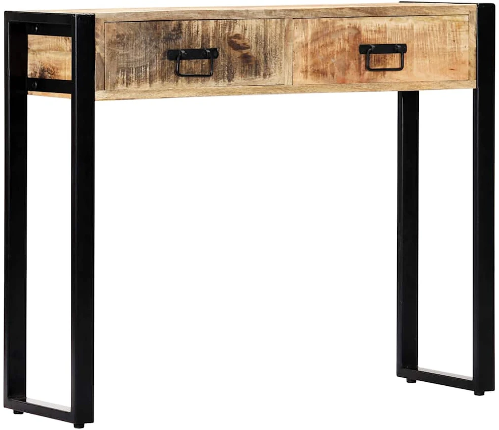 Konsolinis staliukas, 90x30x75 cm, mango medienos masyvas