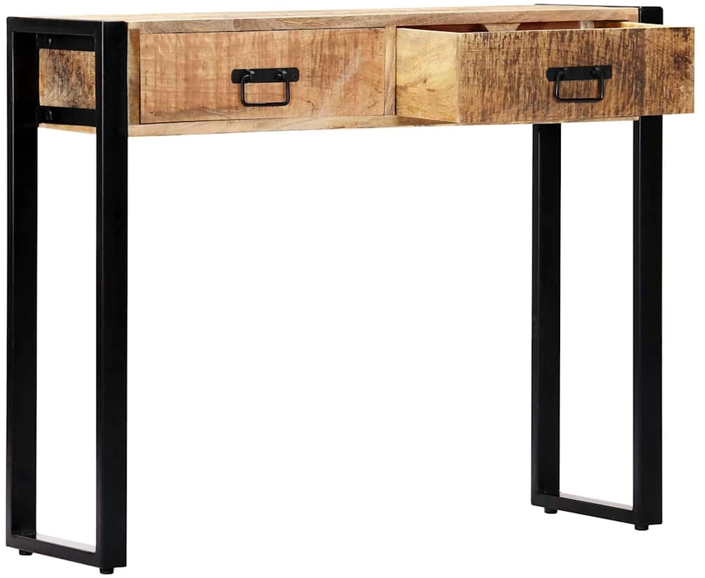 Konsolinis staliukas, 90x30x75 cm, mango medienos masyvas