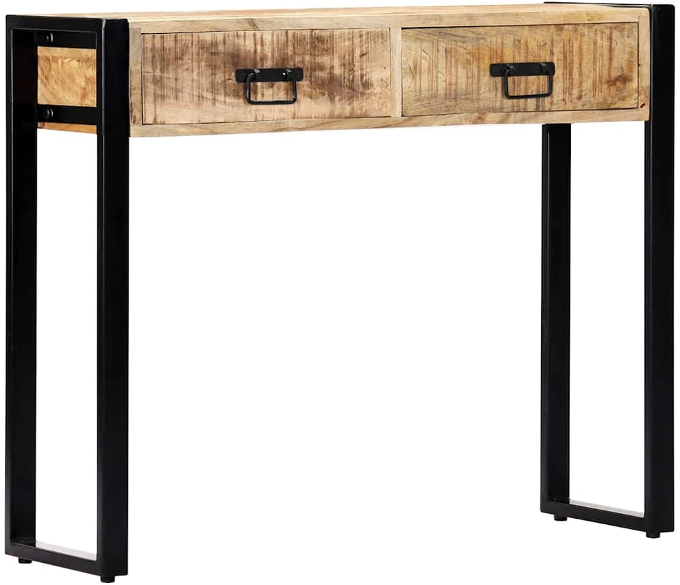 Konsolinis staliukas, 90x30x75 cm, mango medienos masyvas