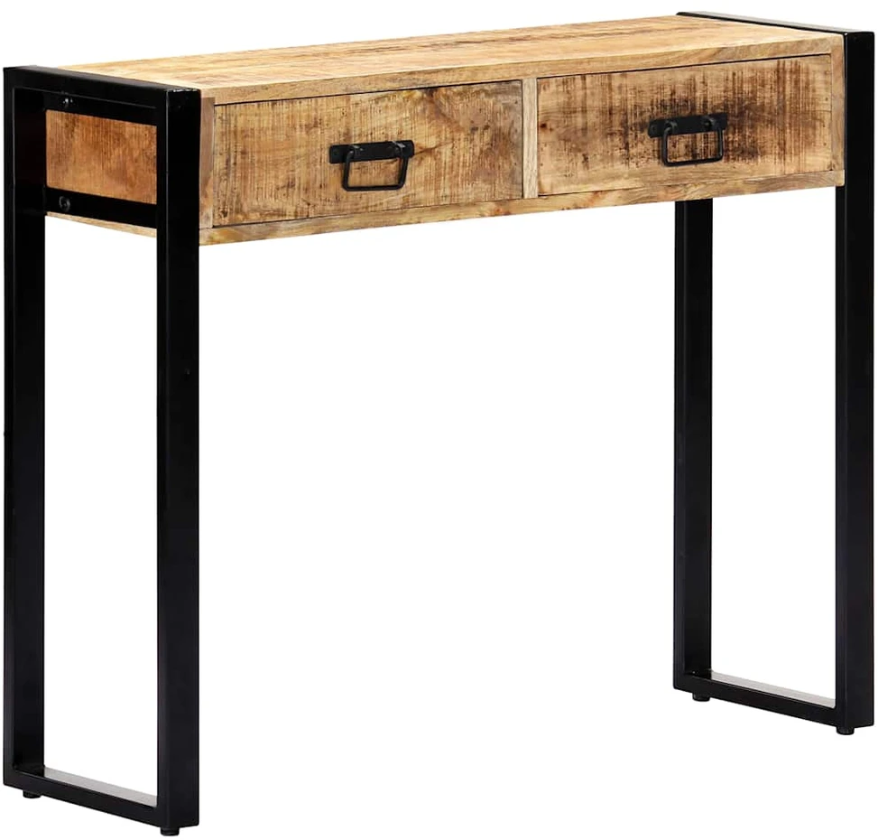 Konsolinis staliukas, 90x30x75 cm, mango medienos masyvas