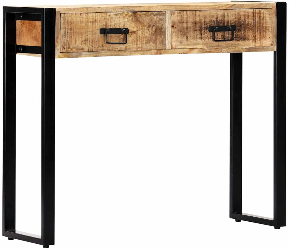 Konsolinis staliukas, 90x30x75 cm, mango medienos masyvas