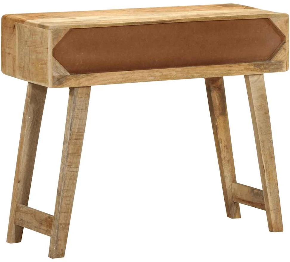 Konsolinis staliukas, 90x32x75 cm, masyvi mango mediena