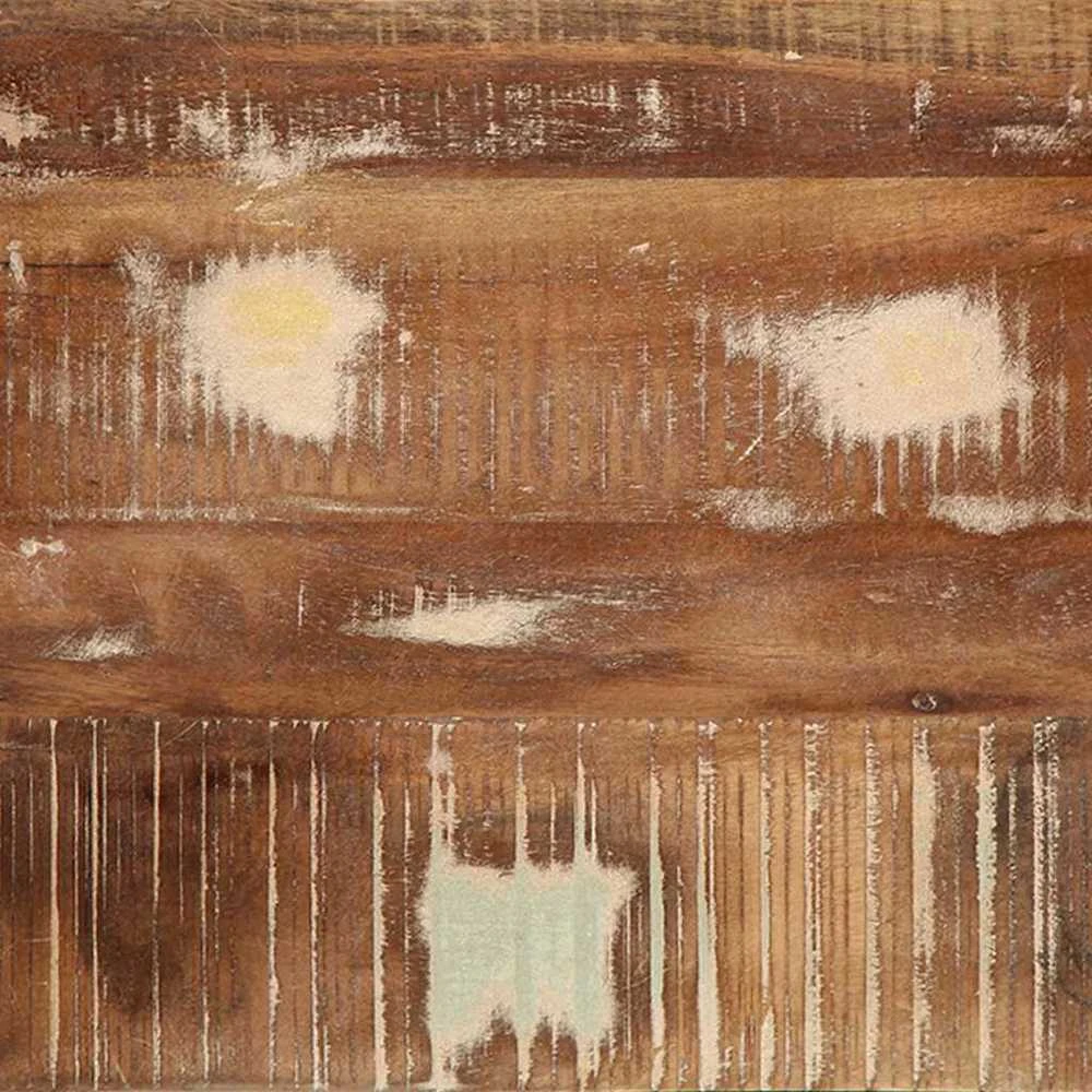 Konsolinis staliukas, 90x32x75cm, perdirbtos medienos masyvas