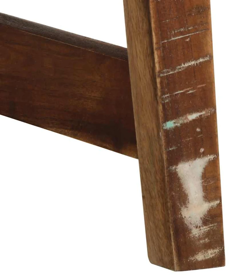 Konsolinis staliukas, 90x32x75cm, perdirbtos medienos masyvas