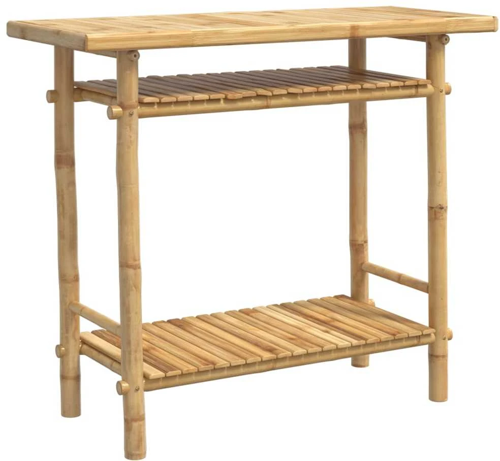Konsolinis staliukas, 90x37x75cm, bambukas