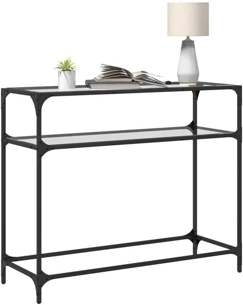 Konsolinis staliukas, 98x35x81cm, plienas