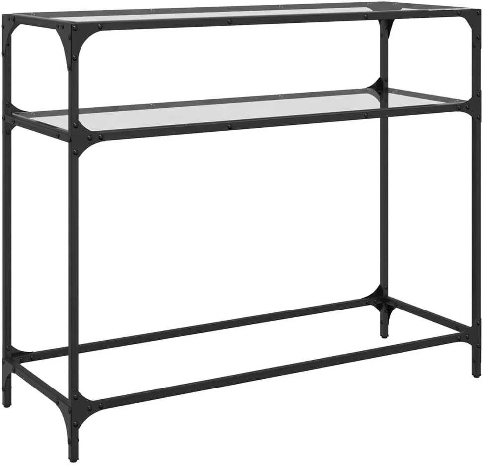 Konsolinis staliukas, 98x35x81cm, plienas