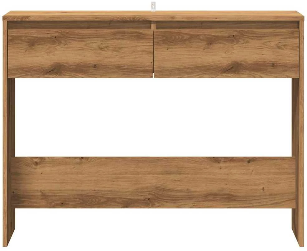 Konsolinis staliukas, artisano ąžuolo, 100x35x76,5cm, mediena