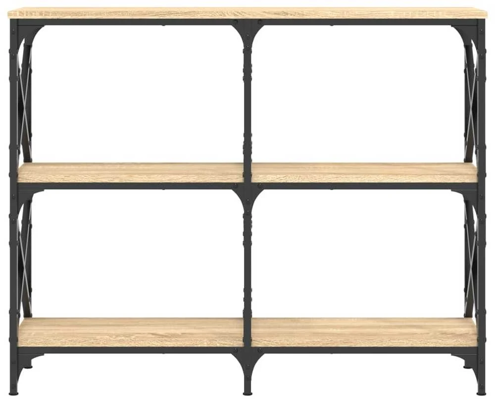 Konsolinis staliukas, ąžuolo, 100x28x80,5cm, apdirbta mediena