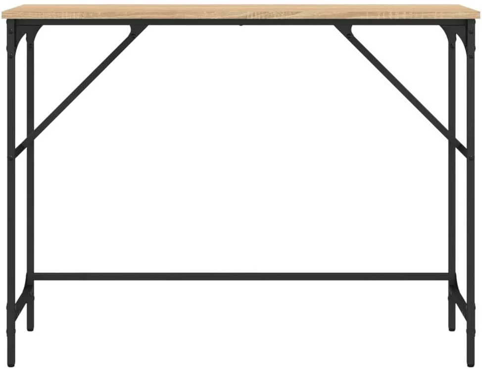Konsolinis staliukas, ąžuolo, 100x32x75cm, apdirbta mediena