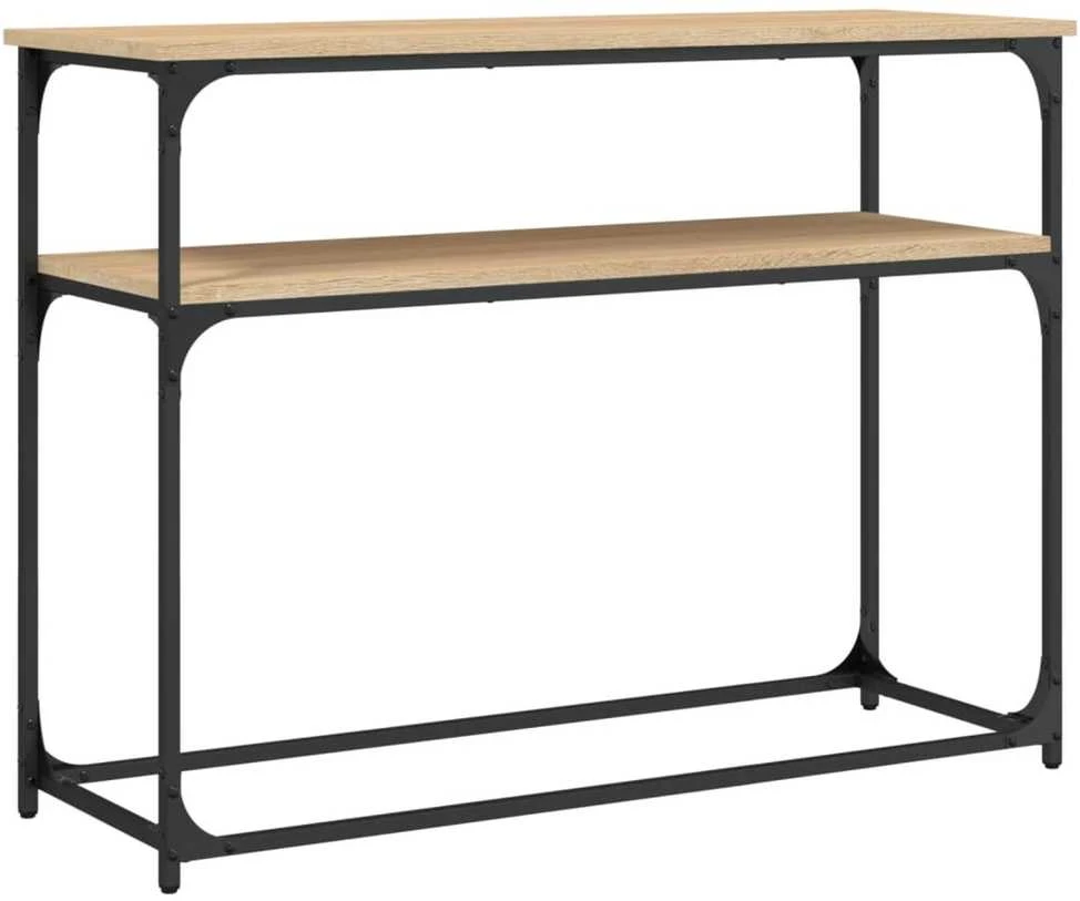 Konsolinis staliukas, ąžuolo, 100x35,5x75cm, apdirbta mediena