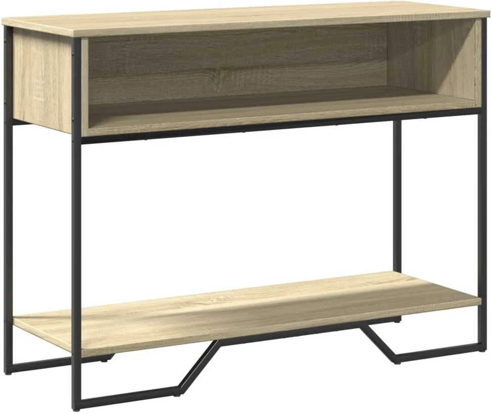 Konsolinis staliukas, ąžuolo, 100x35x74,5cm, apdirbta mediena