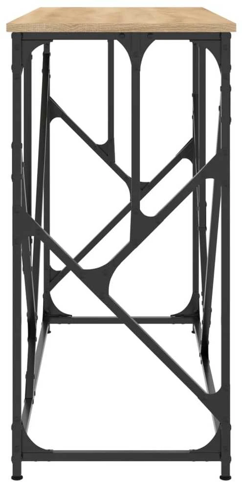 Konsolinis staliukas, ąžuolo, 100x40x80cm, apdirbta mediena