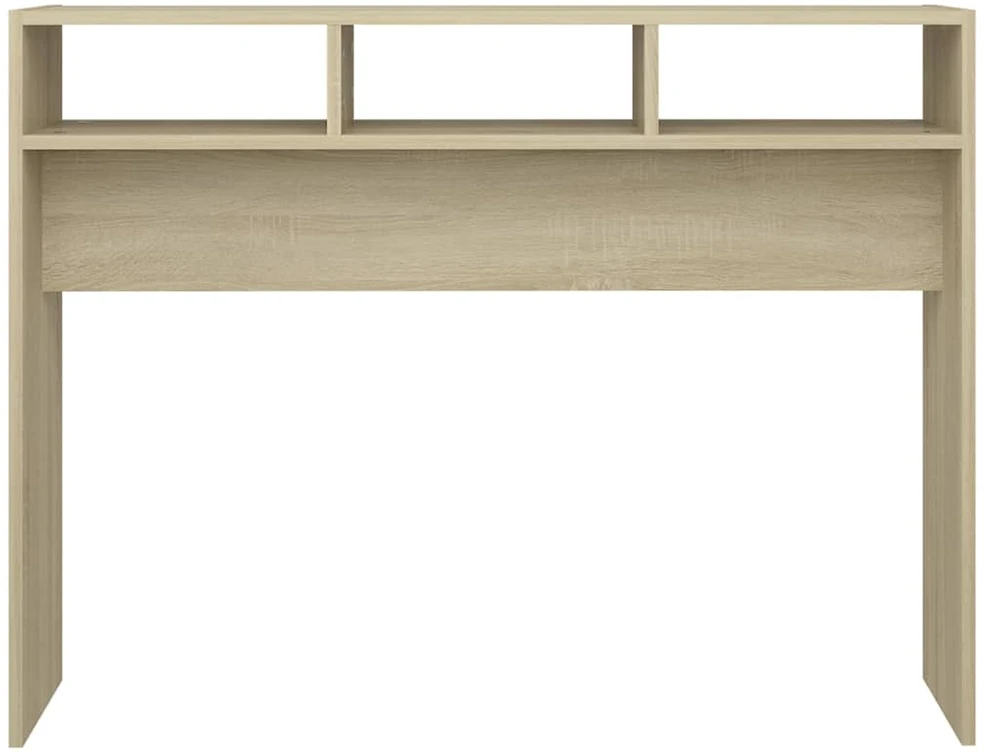 Konsolinis staliukas, ąžuolo, 105x30x80cm, apdirbta mediena