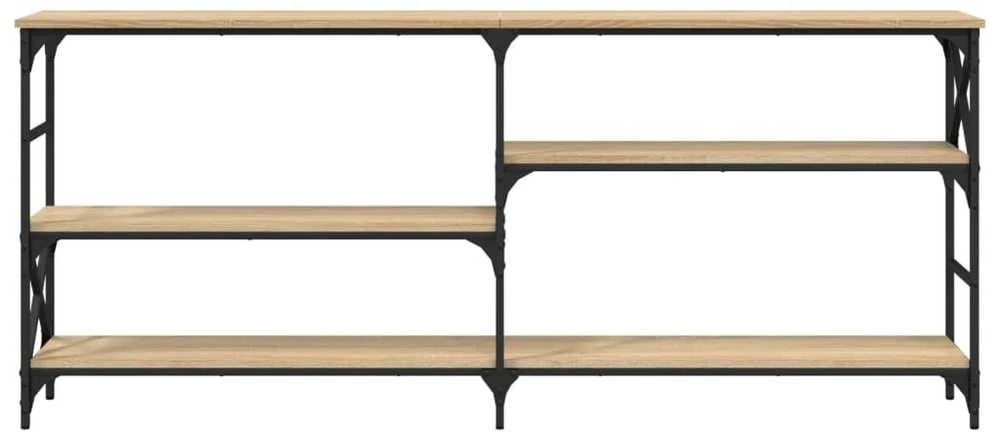 Konsolinis staliukas, ąžuolo, 180x29x76,5cm, apdirbta mediena
