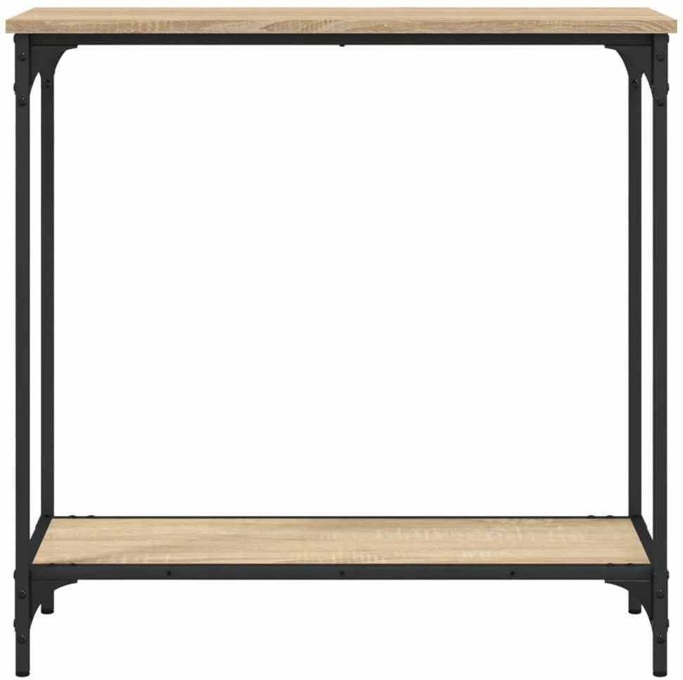 Konsolinis staliukas, ąžuolo, 75x30,5x75cm, apdirbta mediena