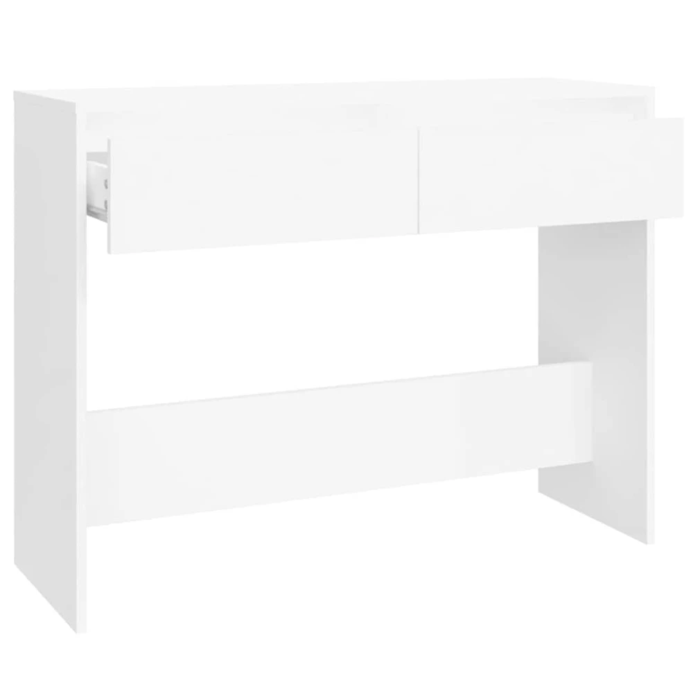 Konsolinis staliukas, baltas, 100x35x76,5cm, apdirbta mediena