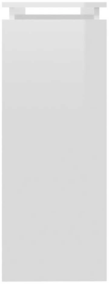 Konsolinis staliukas, baltas, 102x30x80cm, apdirbta mediena