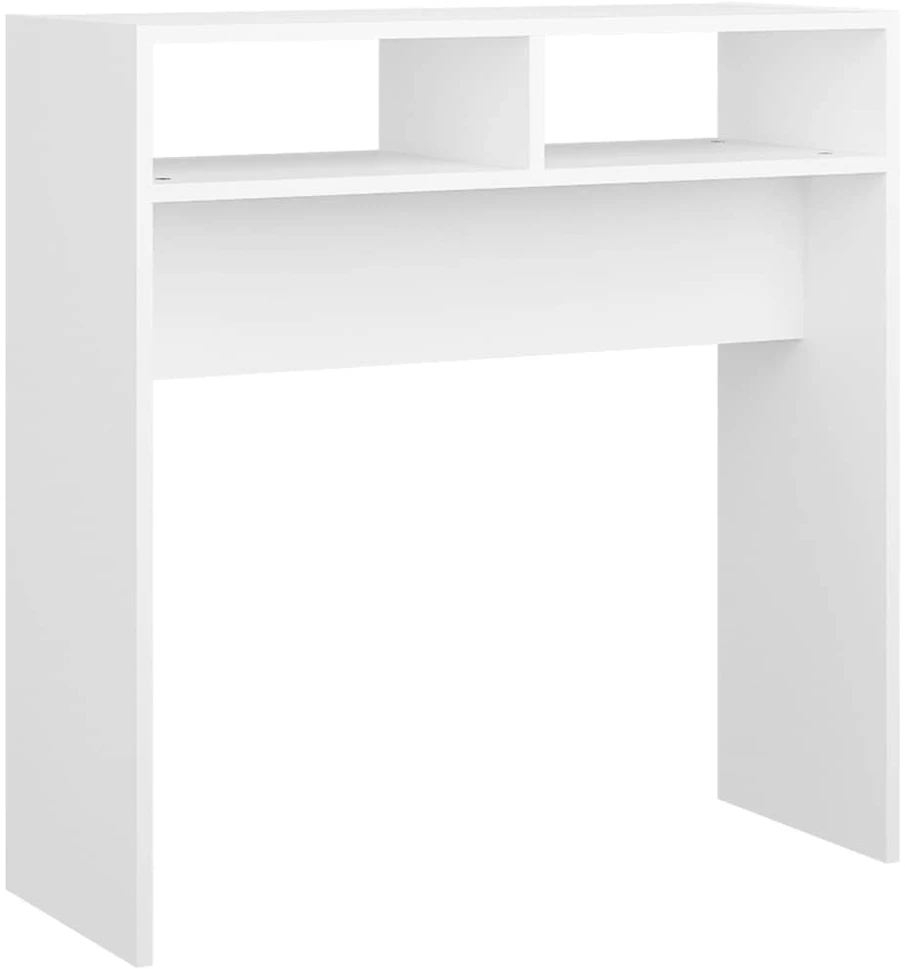 Konsolinis staliukas, baltas, 78x30x80cm, apdirbta mediena