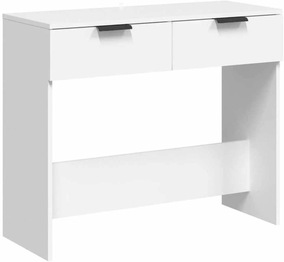 Konsolinis staliukas, baltas, 90x36x75cm, apdirbta mediena