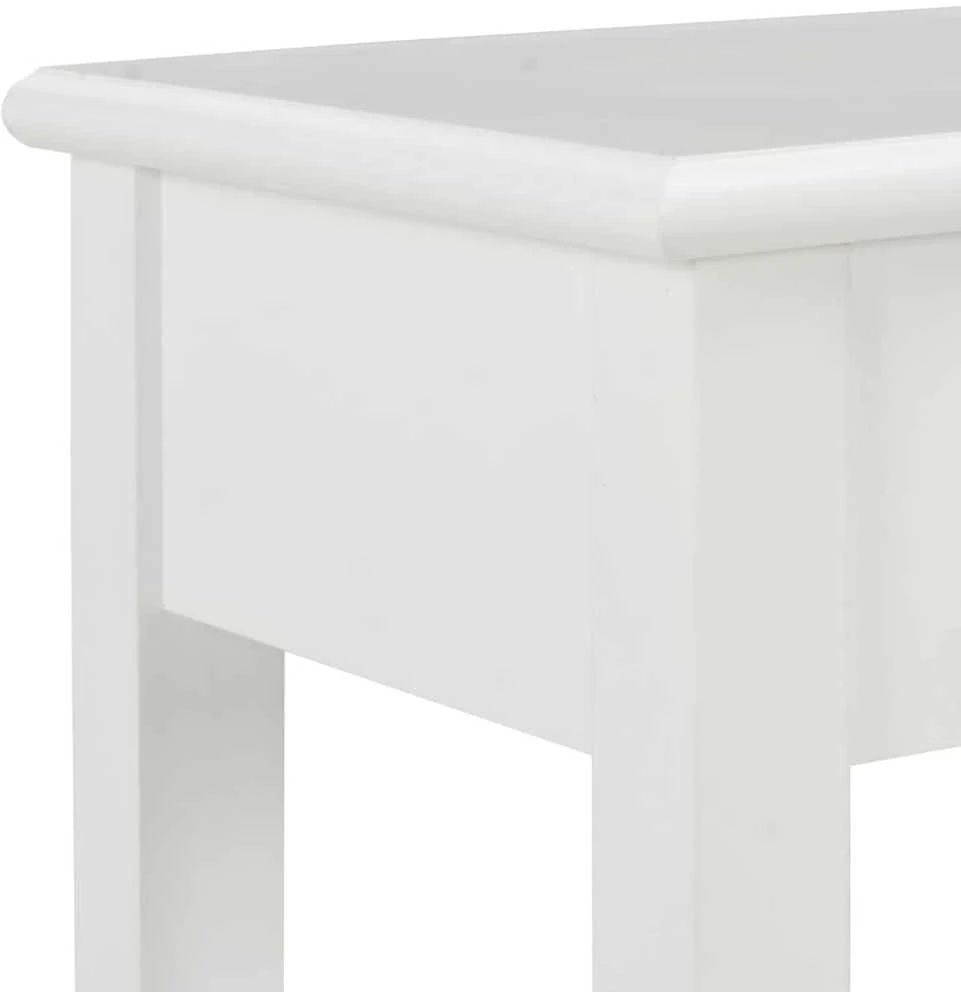 Konsolinis staliukas, baltos sp., 110x35x80cm, mediena