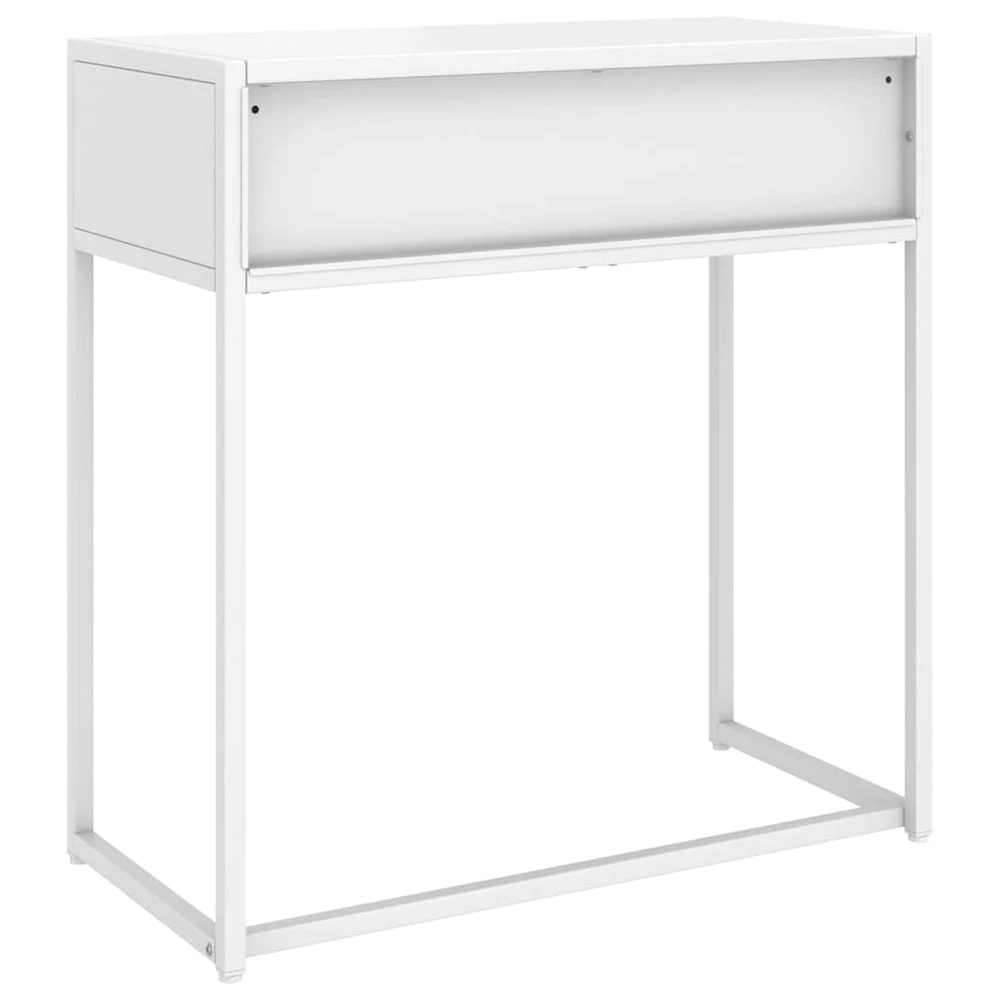 Konsolinis staliukas, baltos spalvos, 72x35x75cm, plienas